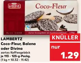 Kaufland LAMBERTZ Coco-Fleur, Balena oder Divina Angebot