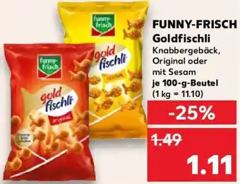 Kaufland FUNNY-FRISCH Goldfischli Angebot