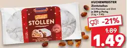 Kaufland KUCHENMEISTER Zimtstollen Angebot