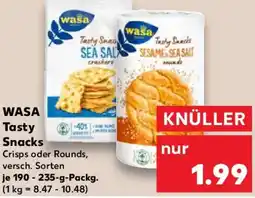 Kaufland WASA Tasty Snacks Angebot