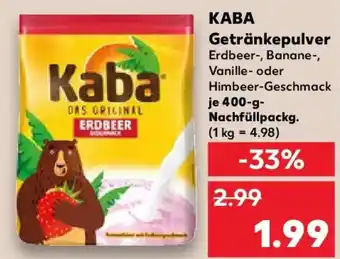 Kaufland KABA Getränkepulver Angebot