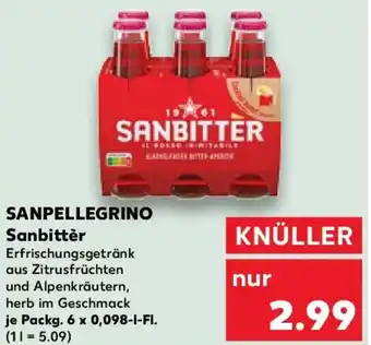 Kaufland SANPELLEGRINO Sanbittèr Angebot
