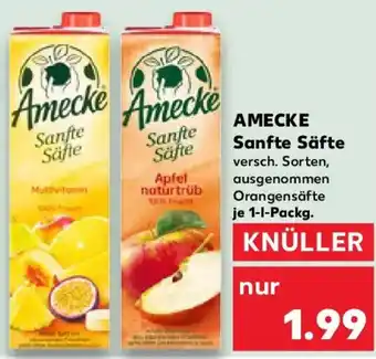 Kaufland AMECKE Sanfte Säfte Angebot