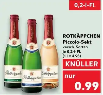 Kaufland ROTKÄPPCHEN Piccolo-Sekt Angebot