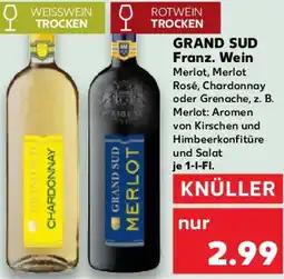 Kaufland GRAND SUD Franz. Wein Angebot
