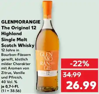 Kaufland GLENMORANGIE The Original 12 Highland Single Malt Scotch Whisky Angebot