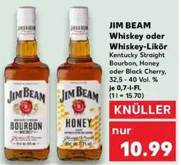 Kaufland JIM BEAM Whiskey oder Whiskey-Likör Angebot