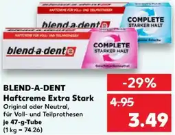 Kaufland BLEND-A-DENT Haftcreme Extra Stark Angebot
