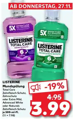 Kaufland LISTERINE Mundspülung Angebot