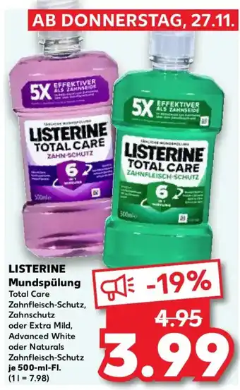 Kaufland LISTERINE Mundspülung Angebot