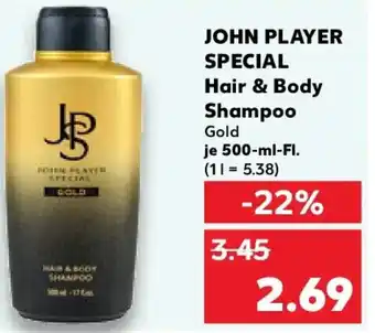 Kaufland JOHN PLAYER SPECIAL Hair & Body Shampoo Gold Angebot