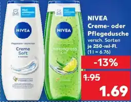 Kaufland NIVEA Creme- oder Pflegedusche Angebot