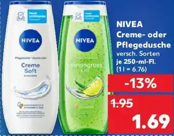 Kaufland NIVEA Creme- oder Pflegedusche Angebot