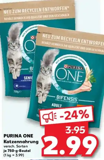 Kaufland PURINA ONE Katzennahrung Angebot