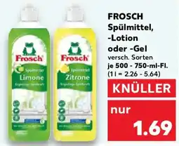 Kaufland FROSCH Spülmittel, -Lotion oder -Gel Angebot