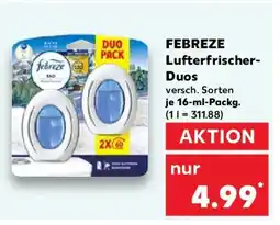 Kaufland FEBREZE Lufterfrischer- Duos Angebot
