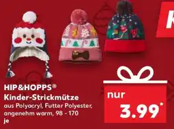 Kaufland HIP&HOPPS Kinder-Strickmütze Angebot