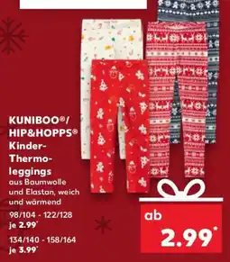 Kaufland KUNIBOO/ HIP&HOPPS Kinder- Thermo- leggings Angebot