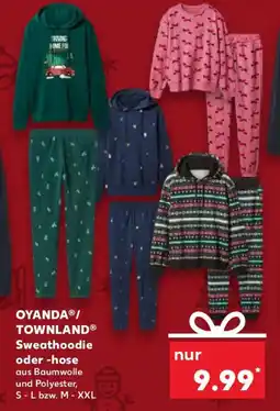 Kaufland OYANDA/ TOWNLAND Sweathoodie Angebot