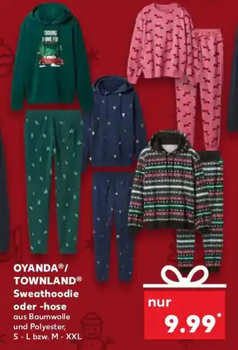 Kaufland OYANDA/ TOWNLAND Sweathoodie Angebot