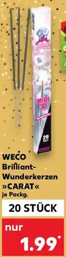 Kaufland WECO Brilliant- Wunderkerzen CARAT Angebot