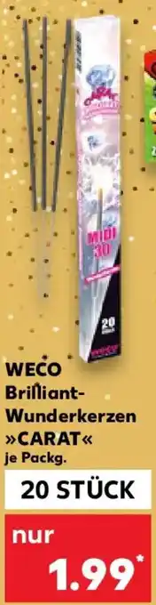 Kaufland WECO Brilliant- Wunderkerzen CARAT Angebot