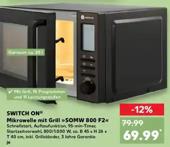 Kaufland SWITCH ON Mikrowelle mit Grill SOMW 800 F2 Angebot