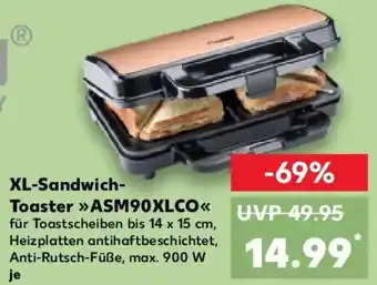 Kaufland BESTRON XL-Sandwich- Toaster ASM90XLCO Angebot