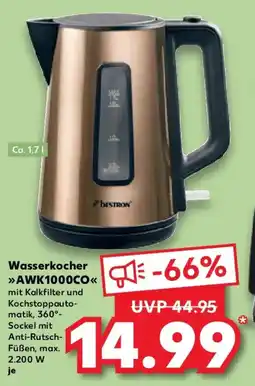 Kaufland BESTRON Wasserkocher AWK1000CO Angebot