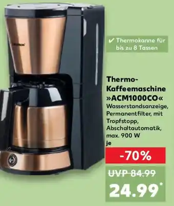Kaufland BESTRON Thermo- Kaffeemaschine ACM1000CO Angebot