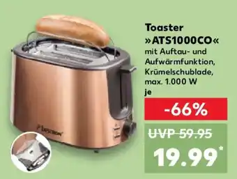 Kaufland BESTRON Toaster ATS1000CO Angebot