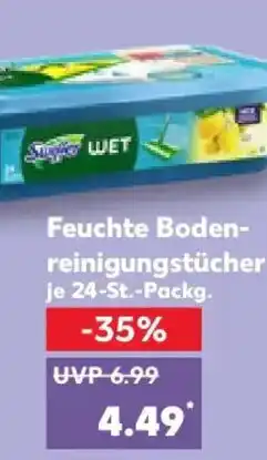 Kaufland Feuchte Swiffer Boden- reinigungstücher Angebot