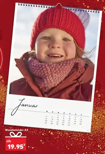 Kaufland Wandkalender A3 Angebot