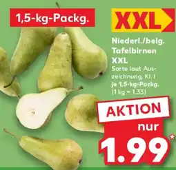 Kaufland Niederl./belg. Tafelbirnen XXL Angebot
