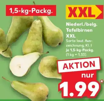 Kaufland Niederl./belg. Tafelbirnen XXL Angebot