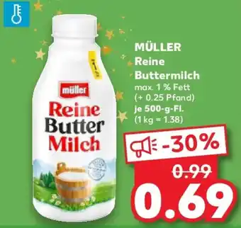 Kaufland MÜLLER Reine Buttermilch Angebot