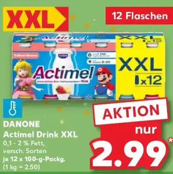 Kaufland DANONE Actimel Drink XXL Angebot