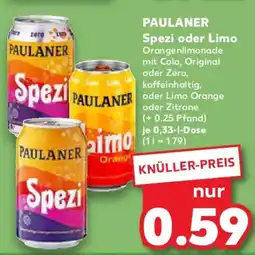 Kaufland PAULANER Spezi oder Limo Angebot