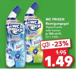 Kaufland WC FRISCH Reinigungsgel Angebot