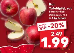Kaufland Ital. Tafeläpfel, rot Angebot