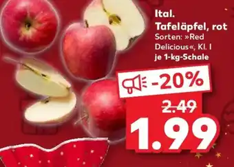 Kaufland Ital. Tafeläpfel, rot Angebot