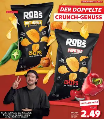 Kaufland ROB'S CHIPS Kartoffelchips Angebot