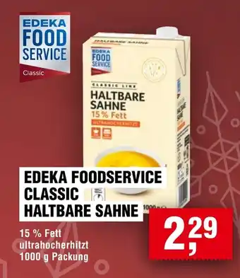 Handelshof Edeka foodservice classic haltbare sahne Angebot