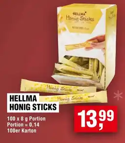 Handelshof Hellma honig sticks Angebot