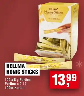 Handelshof Hellma honig sticks Angebot