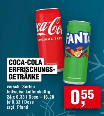 Handelshof Coca-cola erfrischungs- getränke Angebot