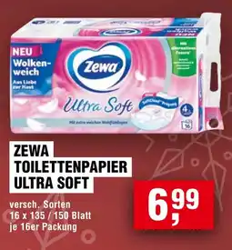 Handelshof Zewa toilettenpapier ultra soft Angebot