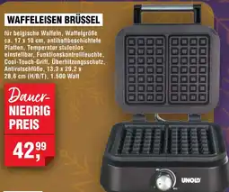Handelshof UNOLD Waffeleisen brüssel Angebot