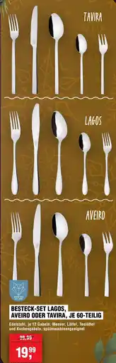 Handelshof Besteck-set lagos, aveiro oder tavira, je 60-teilig Angebot