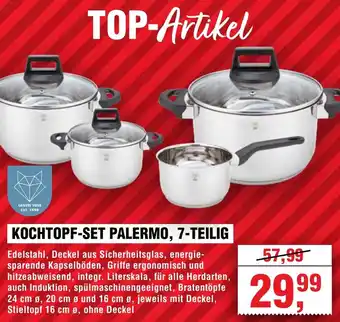 Handelshof Kochtopf-set palermo, 7-teilig Angebot